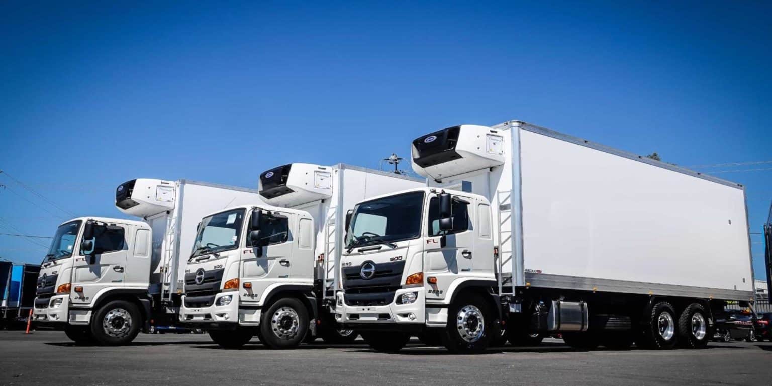 Refrigerated delivery truck